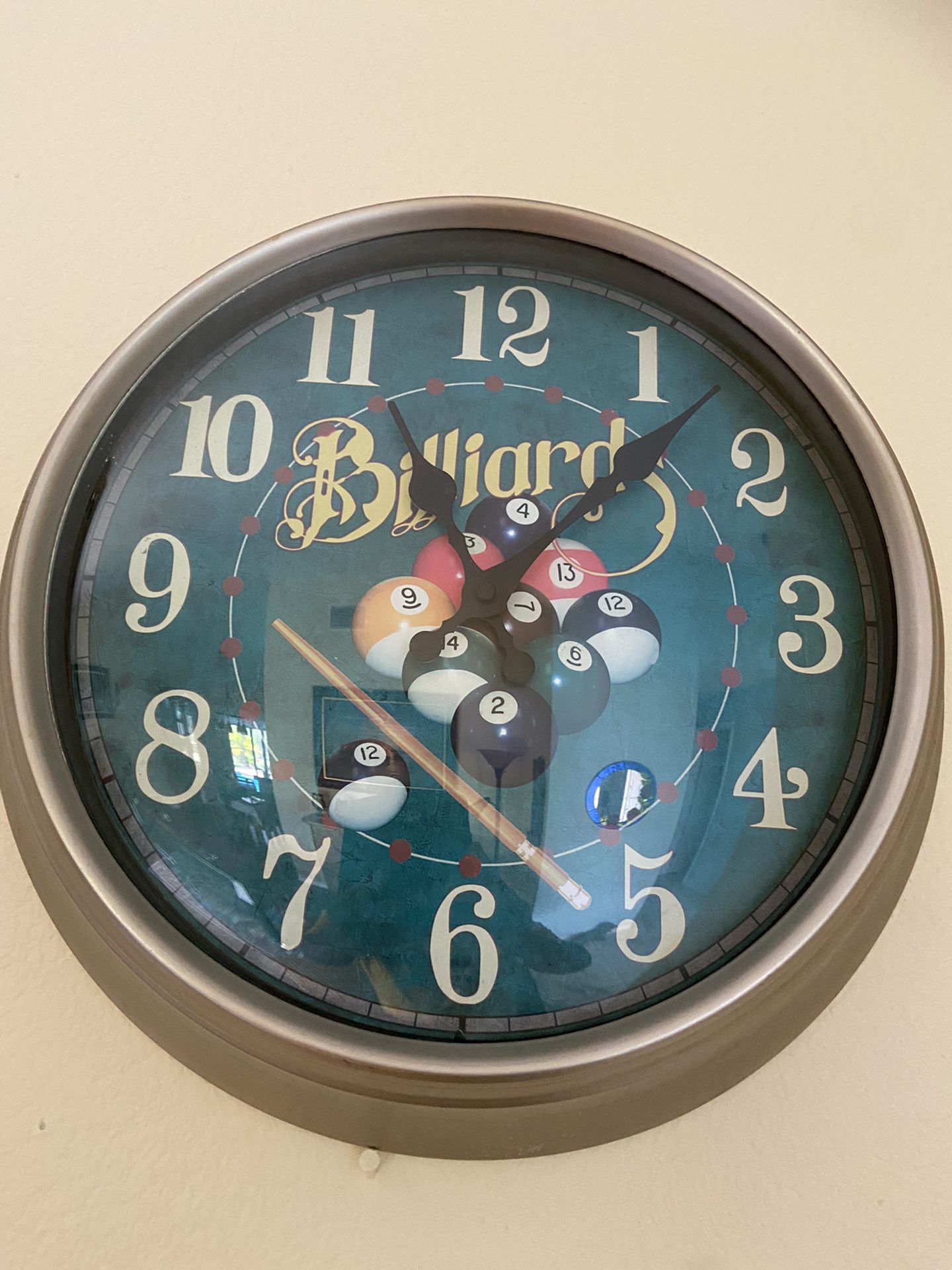 Billiard Theme Clock