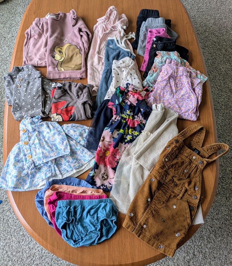 Girl Toddler Clothes - Bundle Lot
