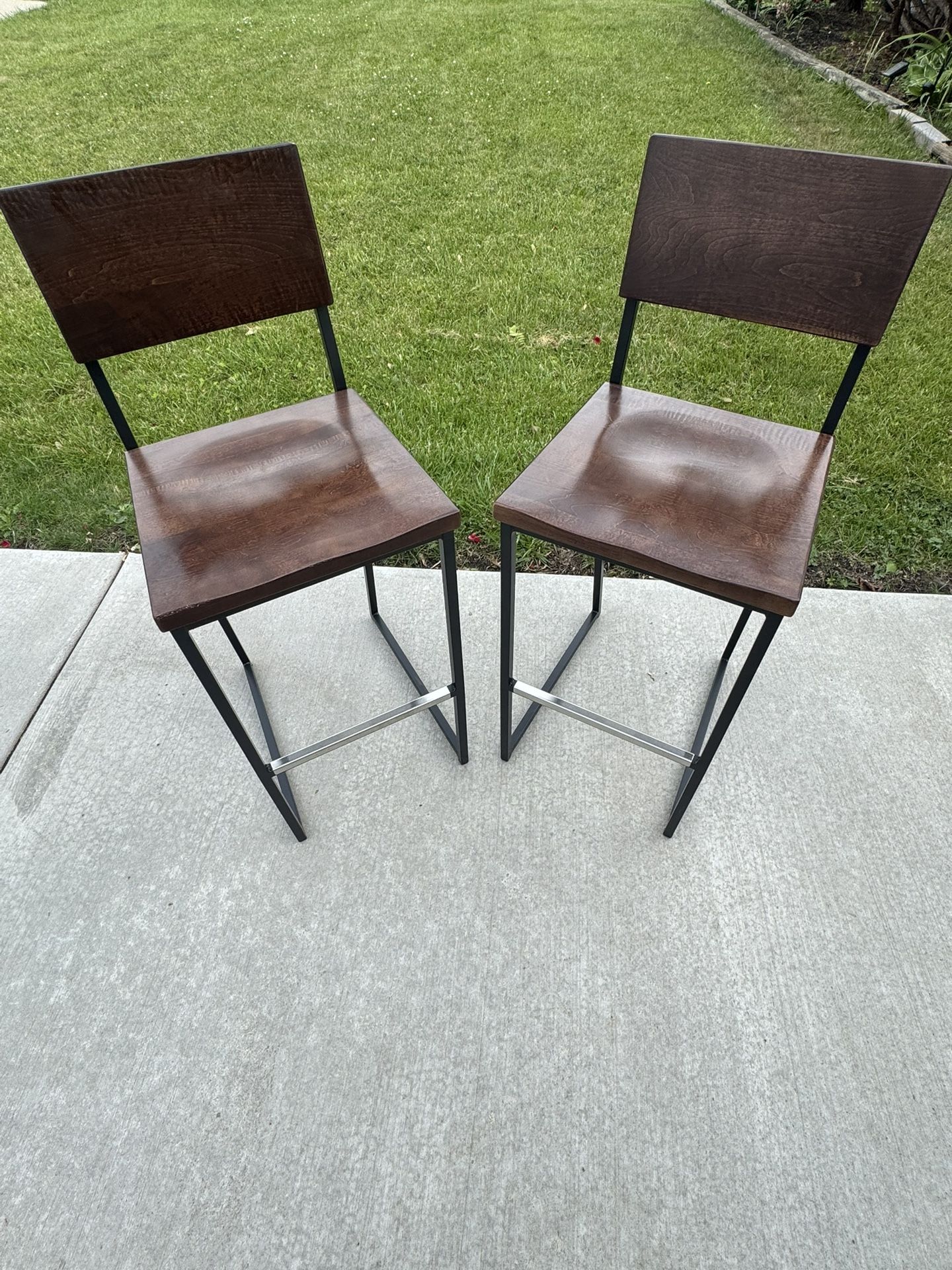 Bar Stools (2) From Grand Rapids Chair Co.