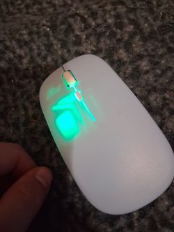 Sky Blue Computer Mouse Wireless 