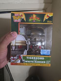 WHITE RANGER TIGERZORD ITTY BITTY POP