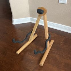 Wood Acoustic Guitar Stand