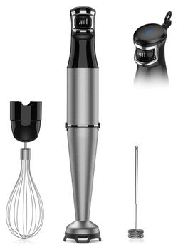 Turelar Immersion Blender Handheld 3-in-1 Hand Blender Set 1100W Heavy Duty