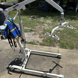 Hoyer Lift With Scale And Hospital Bed