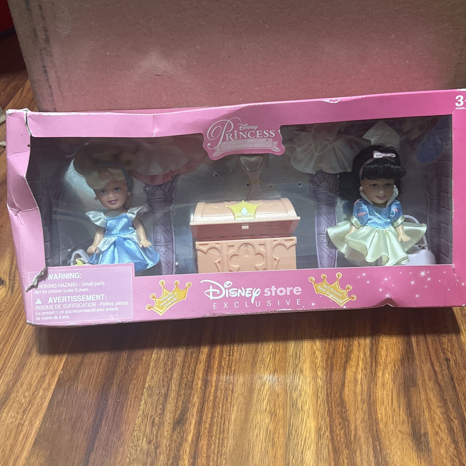 Disney Princess Tiny Royal Ballerina Doll Cinderella Snow White Disney Store