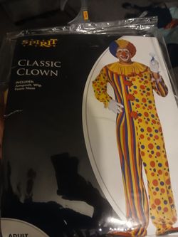 Classic clowns costume.