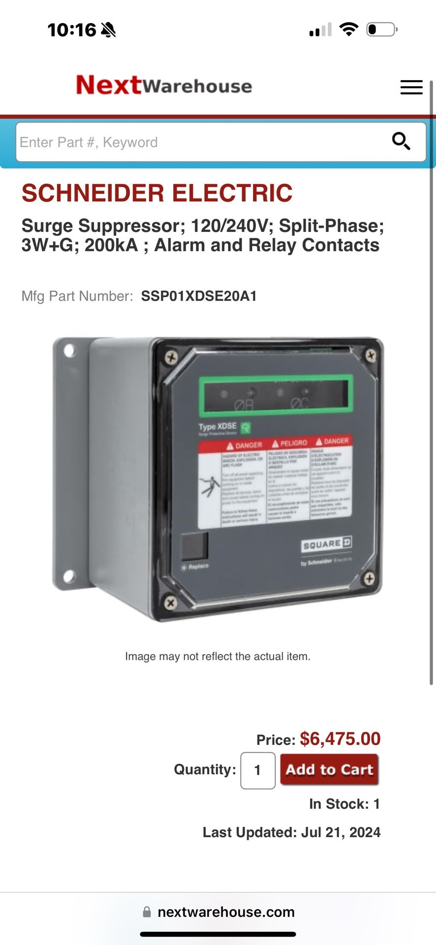 Surge protection device
