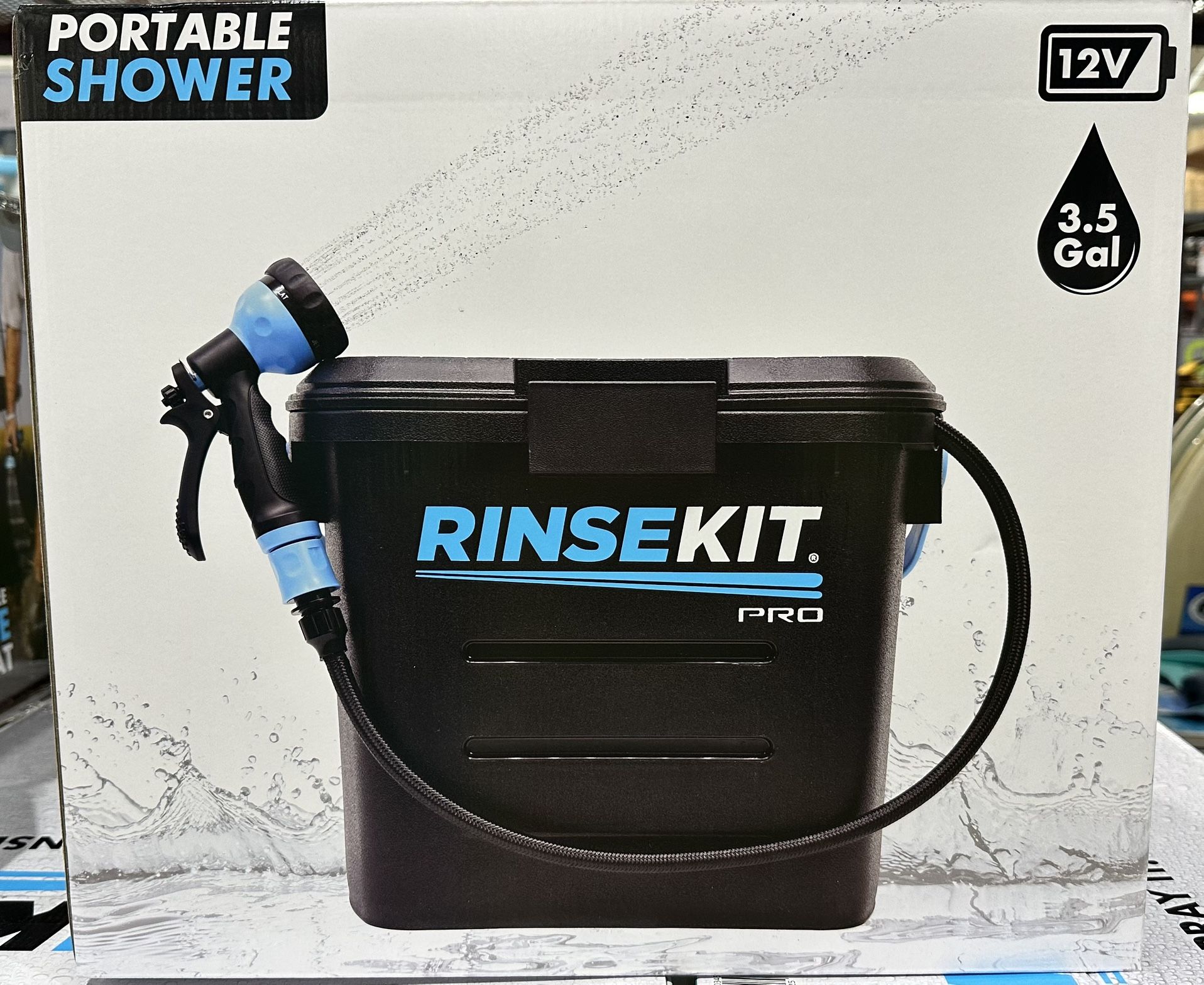 3.5 GALLON RINSEKIT PRO BATTERY PRESSURIZED • 3.5 gallon tank
