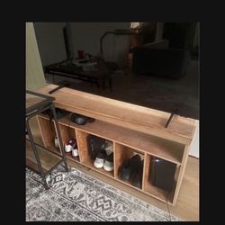 LOW PRICE MOVING- SOLID WOOD TV STAND 