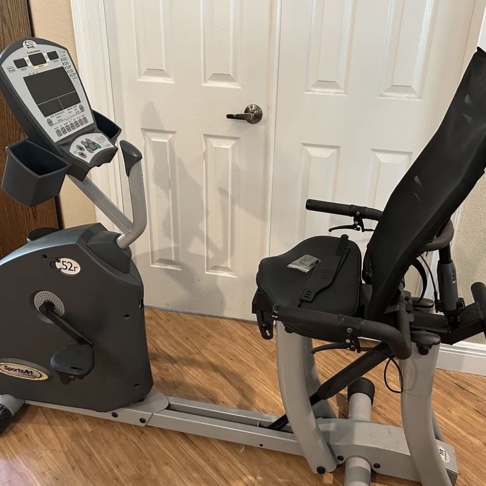 Sportsart recumbent bike c52r sale