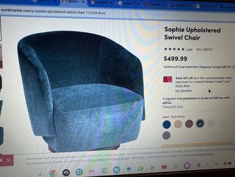 Almost new World Market Sophie upholstered swivel chairs
