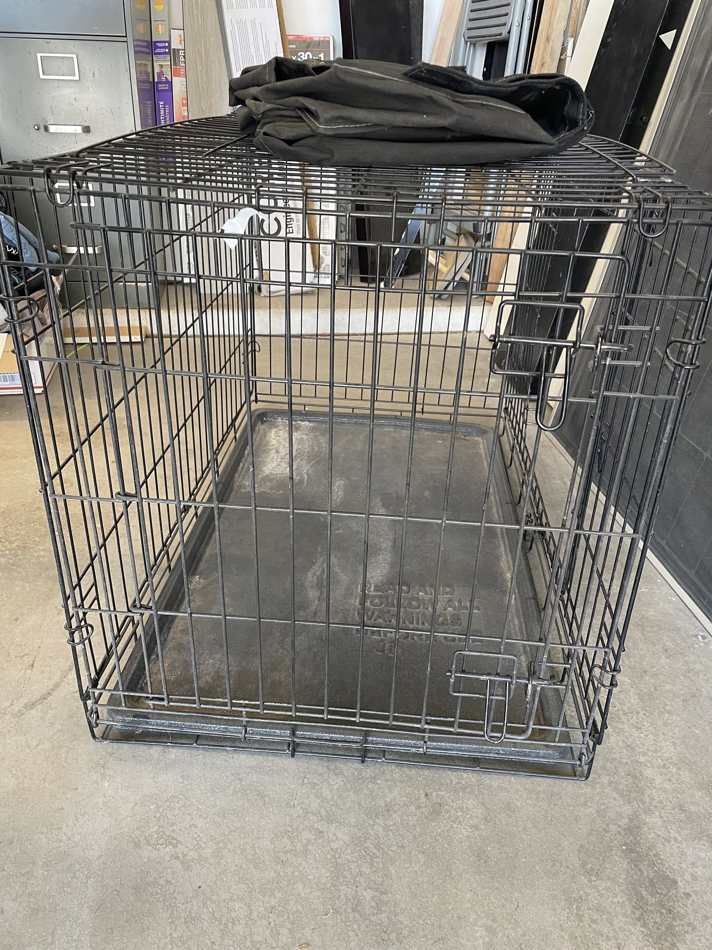 Large dog crate