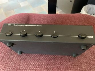 Vanco SS4 4 Pair Stereo Speaker Selector Box