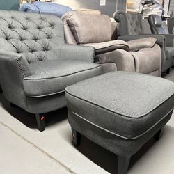 Chair And Ottoman