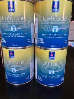 Brand New! Sherwin Williams Latitude!