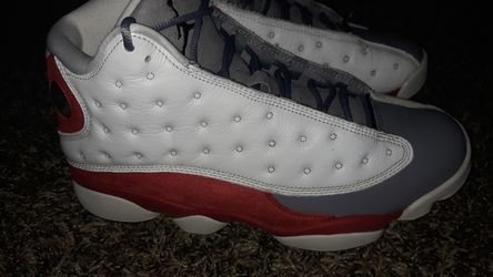 Jordan 13's Red, White, and Grey