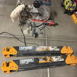  Bosch Miter Saw And Table Set