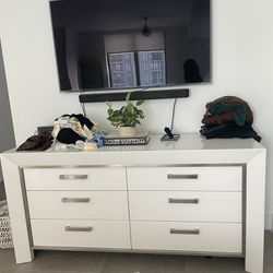 Modern White Dresser