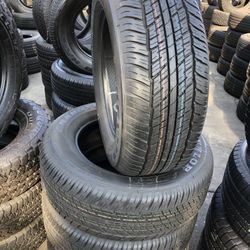 SET OF FOUR USED TIRES (DUNLOP/275/60/18)
