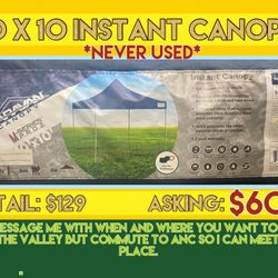 10x10 Instant Canopy
