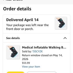 Medical Inflatable Walking Boot - Medium