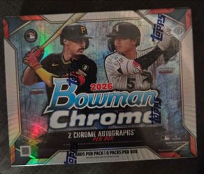 Topps - MLB Bowman Chrome Hobby Box