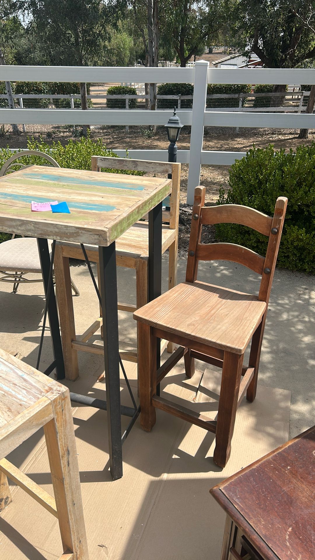 Bar Table And 3 Chairs