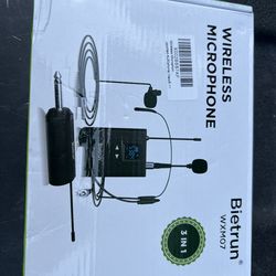 Two Wireless Microphones