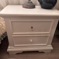 Dresser and Nightstand  White 