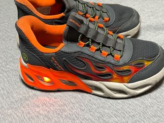 Skechers Slip-Ins Kids Light-Up Flame Sneakers