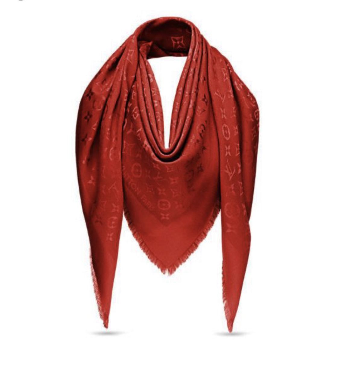 LV Red Scarf 🧣