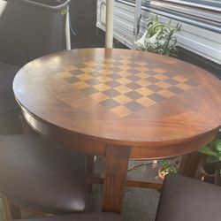 Dining table and seat
