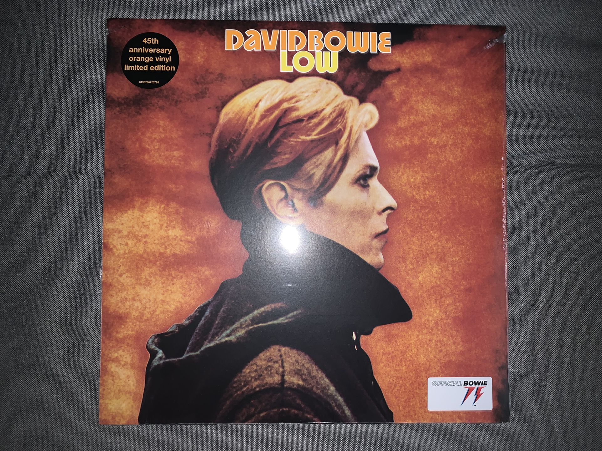David Bowie Low 45th Anniversary Orange Vinyl LP