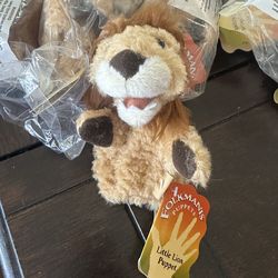 Folkmanis Little Lions Hand Puppet, Set of 3
