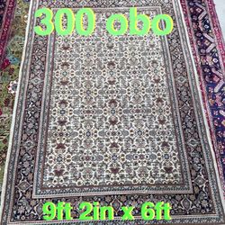 Vintage Wool Handmade Rug 