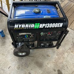 13000 Watts Duromax Hybrid.  Gasoline And Propane 