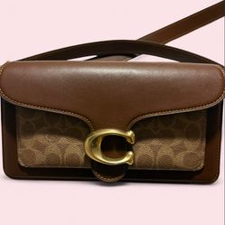 coach Brown, leather purse