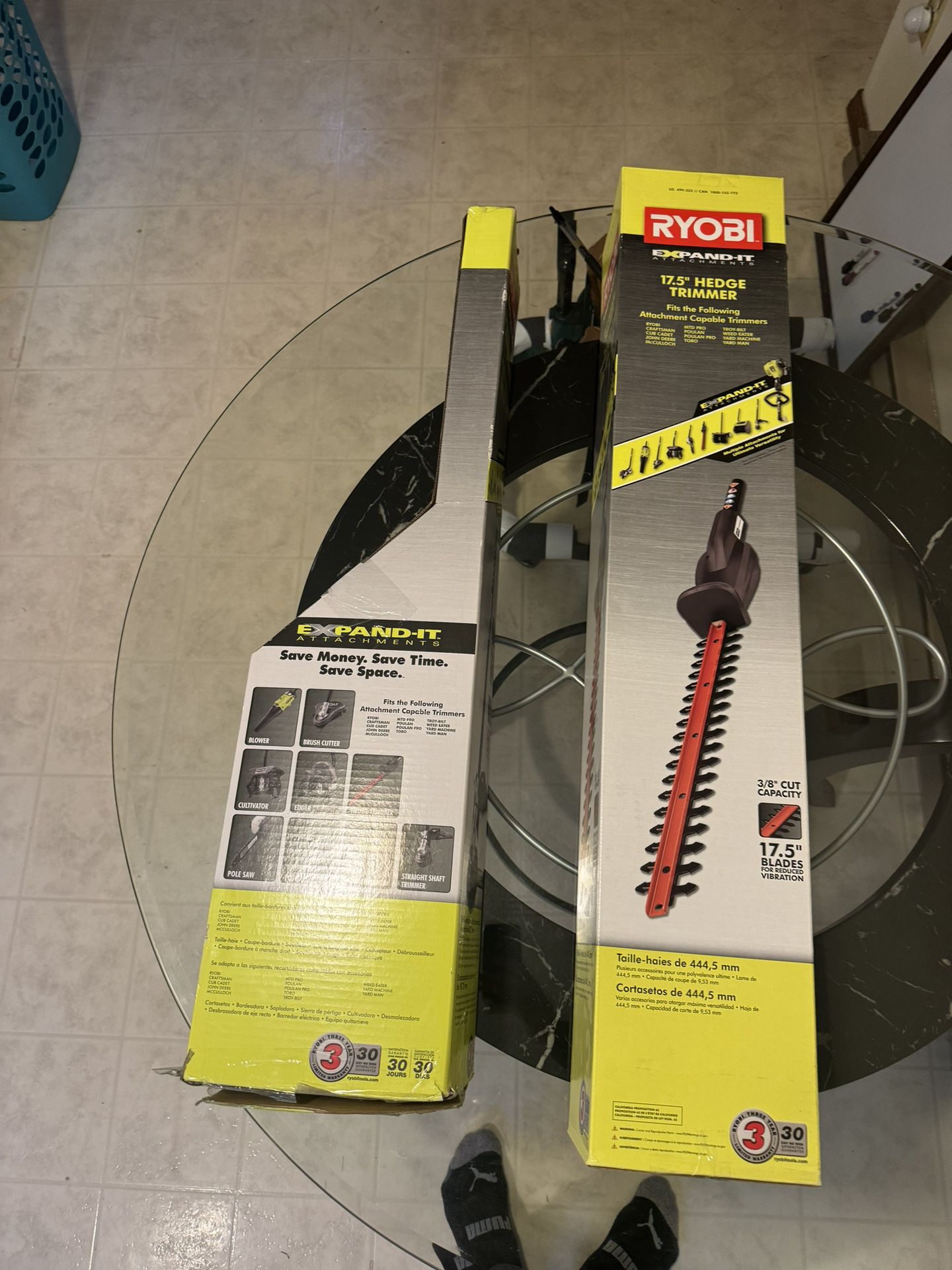 Ryobi expand It Hedge Trimmer And String Trimmer
