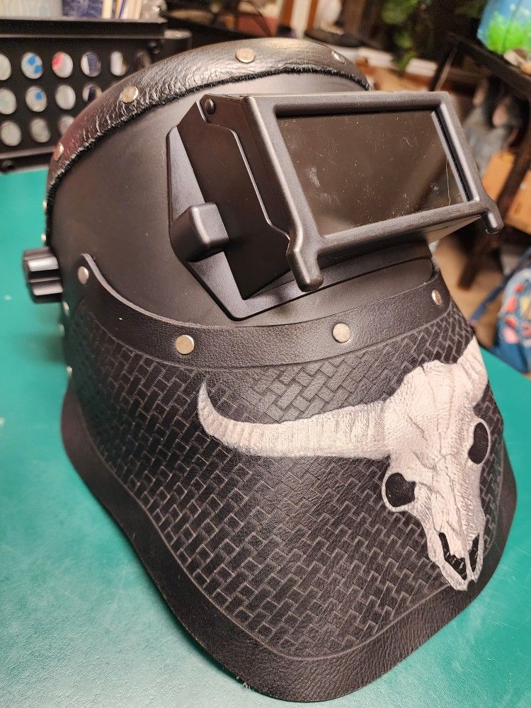 Outlaw Leather Welding Hood