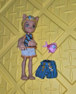 Monster High Clawdeens Little Brother Hard to find Barker Wolf doll