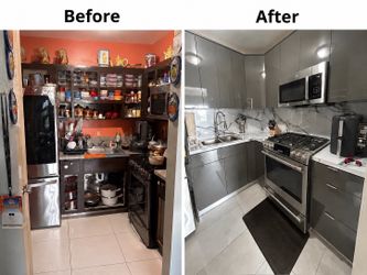 Kitchen cabinets