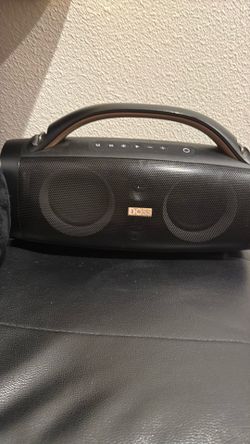 DOSS Extreme Boom+ Outdoor Bluetooth Speaker with 100W Stereo Sound, Extra Bass, 20H Playtime, Party-Sync LED Lights, Built-in Power Bank, IPX6 Waterp