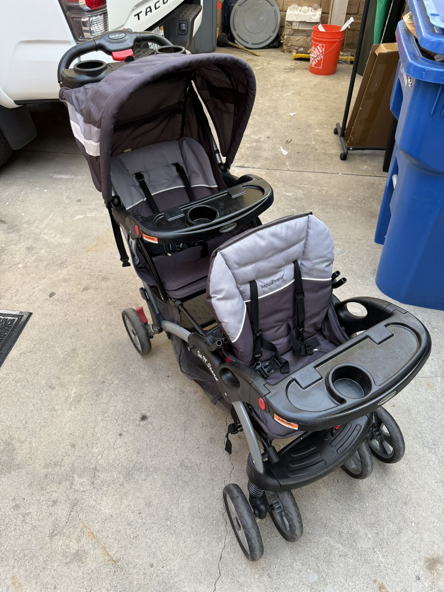 Baby Trend stand and sit double stroller