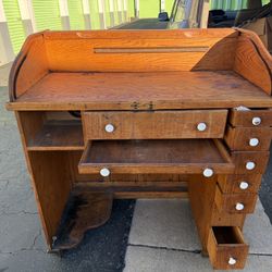 SOLID WOOD JEWELERS WATCHMAKERS BENCH used for MICROPAVE MICROSCOPE SETTIng LOCAL PICK UP LOS ANGELES CALIFORNIA $599