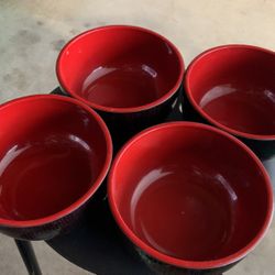 Japanese Lacquer Style Bowls