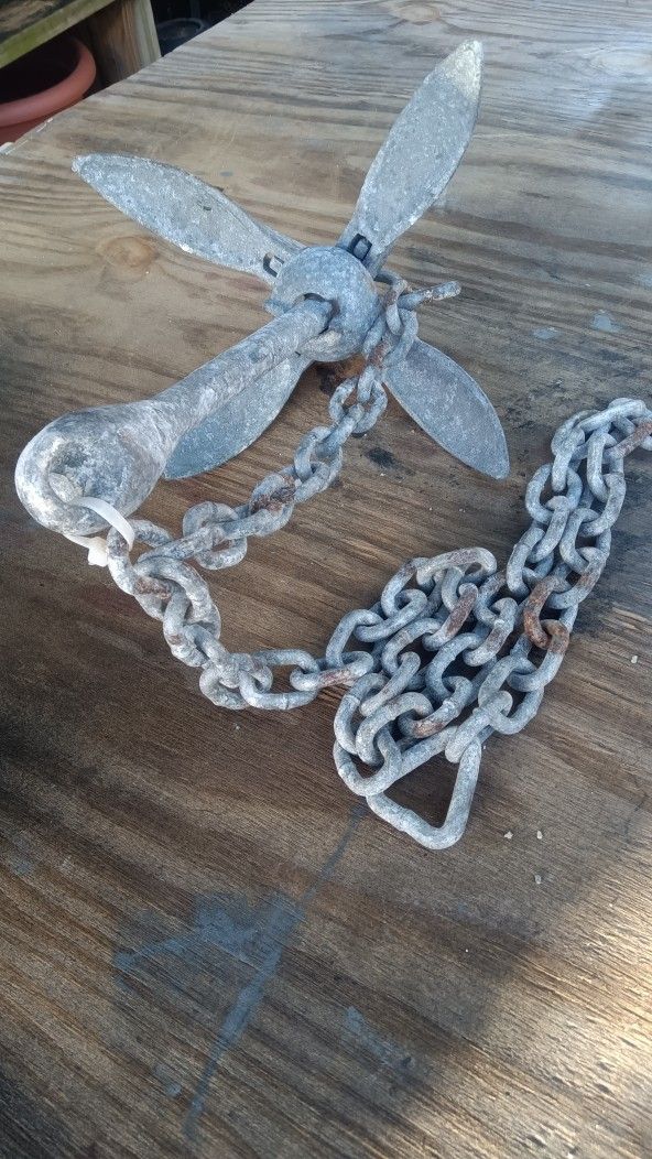 Auxiliary Sand Bar Grapnel Anchor