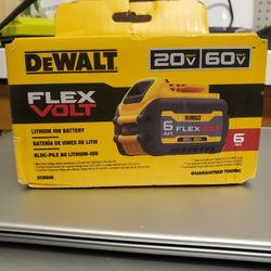 Brand New Dewalt 20v/60v Flexvolt 6.0ah Battery  $120