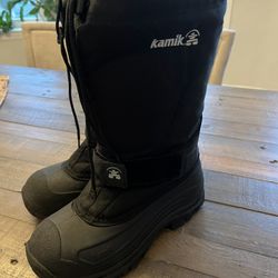 Kamik Men's Greenbay 4  Insulated Waterproof Boot Black Size 9 —Excellent