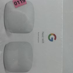 Google Nest WiFi Router and Point 