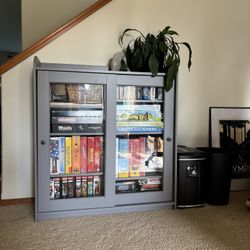 IKEA HAUGA Glass Door Cabinet